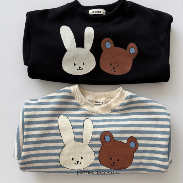 곰곰토토맨투맨 -1 <b>AOSTA上衣</b>Winter 곰곰토토맨투맨 65-115CM