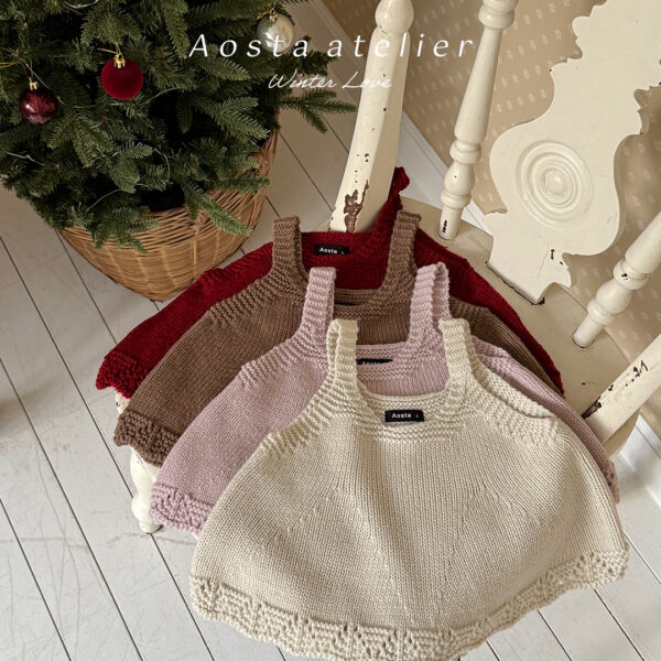 니트블라우스-3 <b>AOSTA上衣</b>Winter 니트블라우스 65-115CM