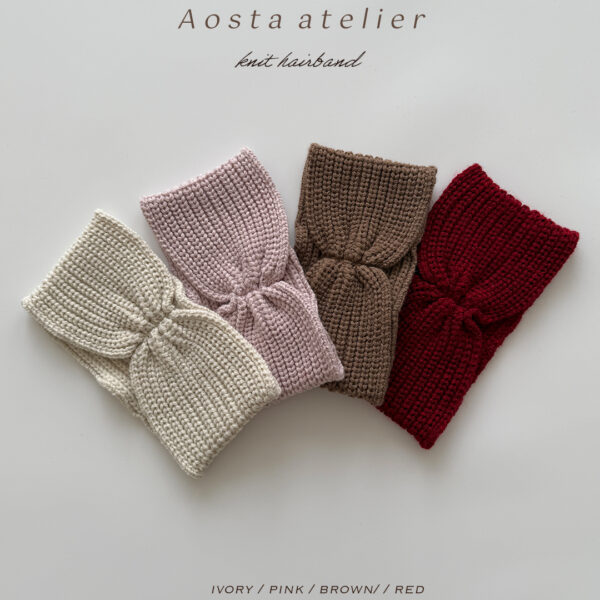 니트헤어벤드-1 <b>AOSTA髮帶</b>Winter 니트헤어밴드 FREE SIZE 0~5Y