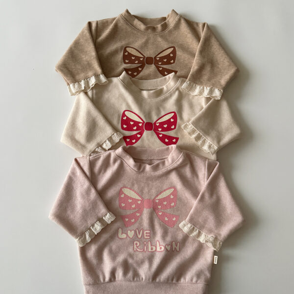 러브리본맨투맨 <b>AOSTA上衣</b>Winter 러브리본맨투맨 65-115CM