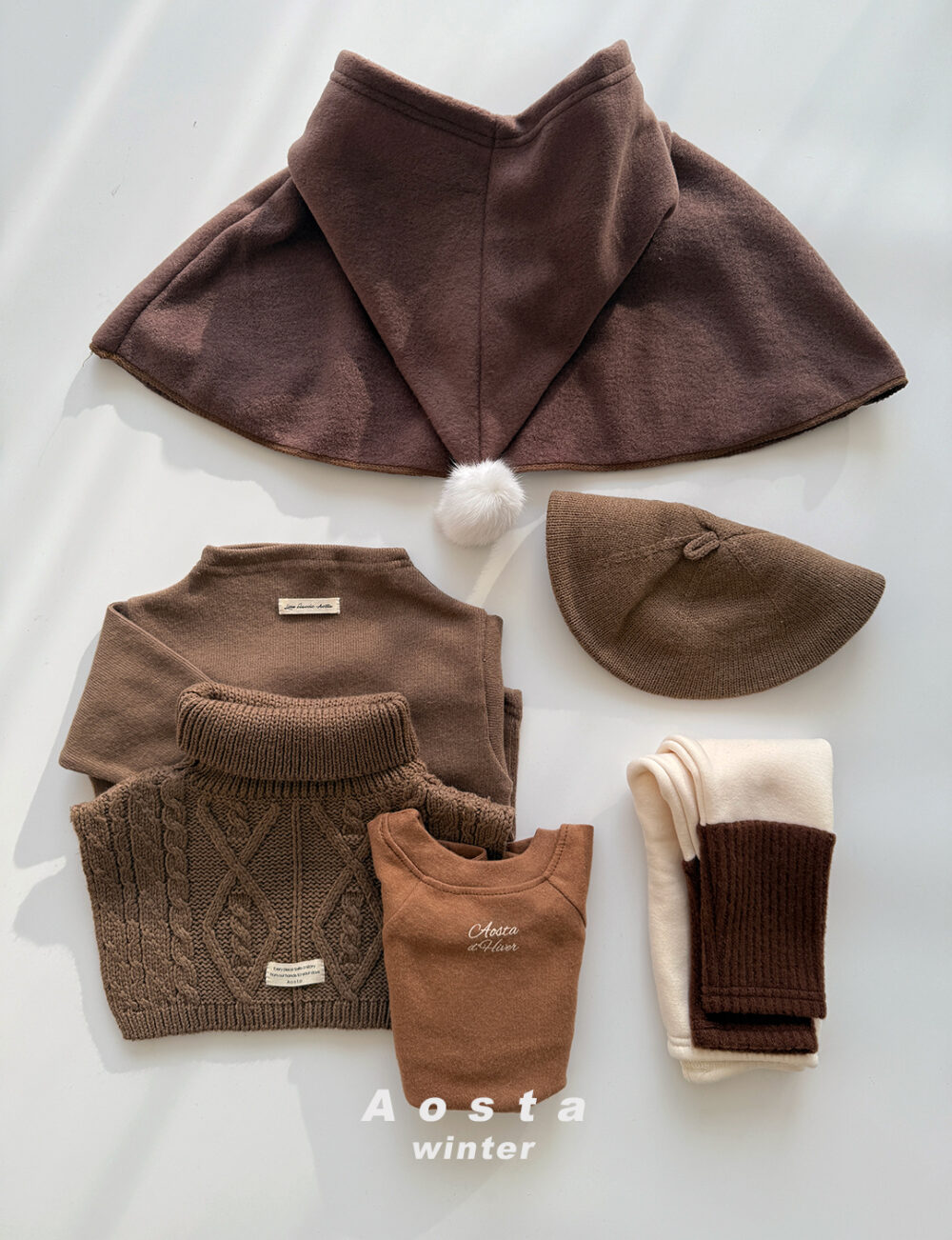 이베흐티 브라운-3 <b>AOSTA上衣</b>Winter 이베흐티 65-115CM