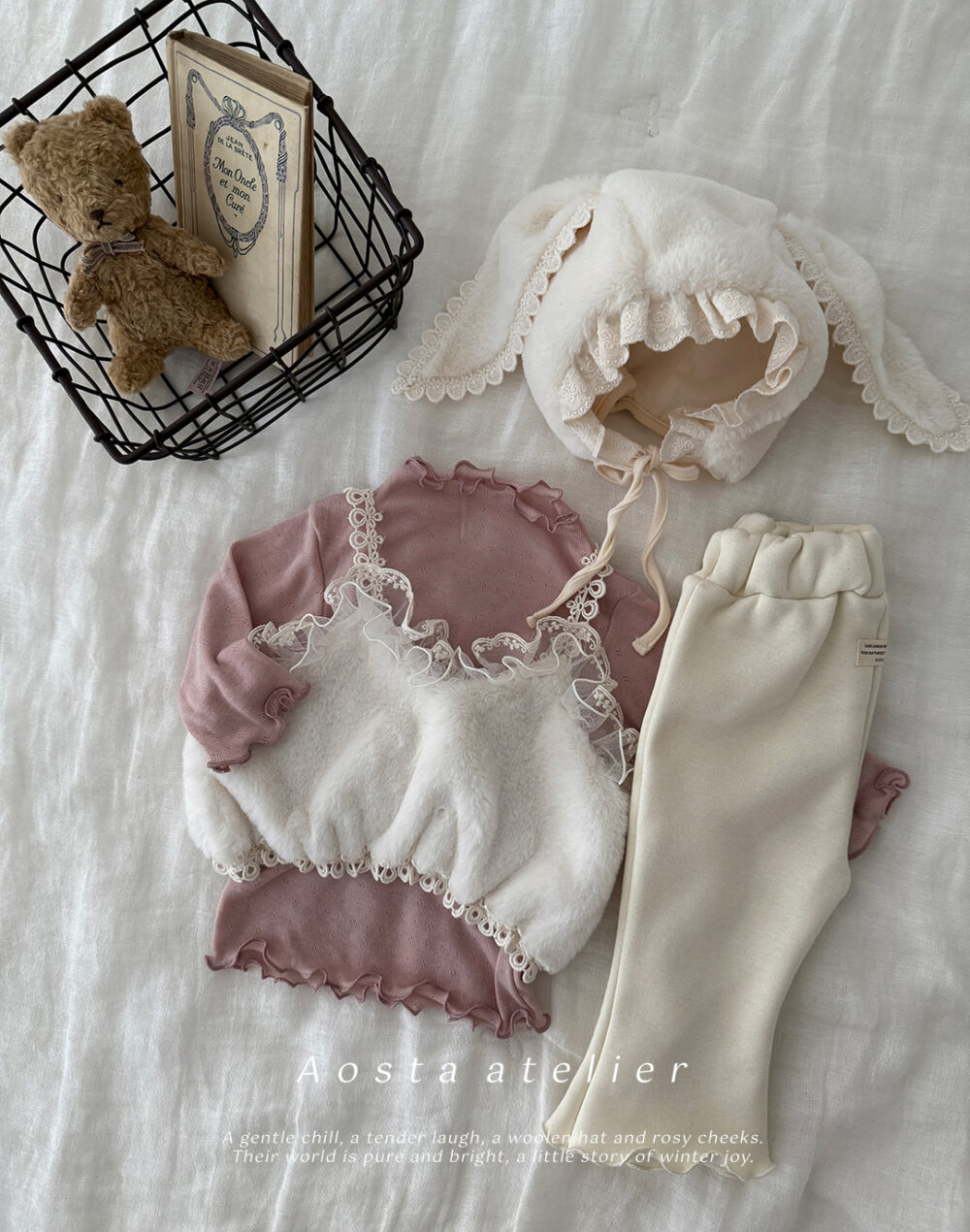 퍼토끼모자-3 <b>AOSTA帽子</b>Winter 퍼래빗모자 FREE SIZE