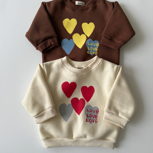 하트맨투맨-1 <b>AOSTA上衣</b>Winter 하트맨투맨 65-115CM