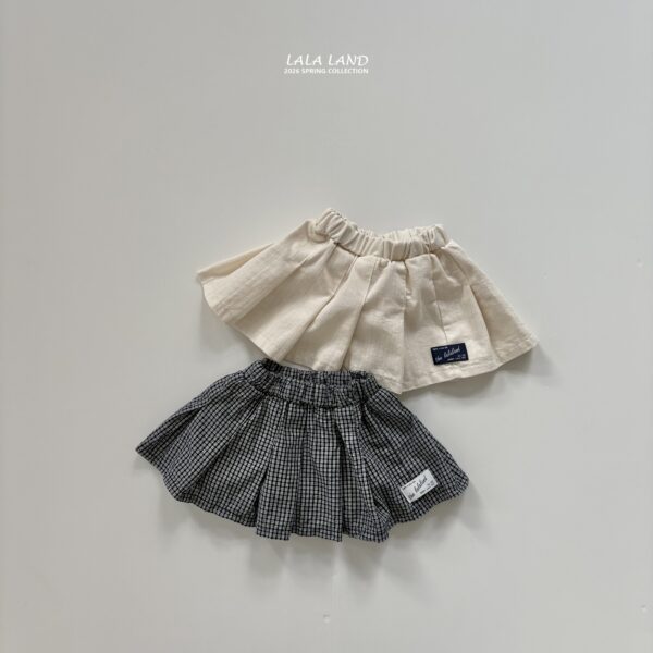 <b>｜Kids｜ Lala land裙子</b>Spring 세라 플리츠 스커트 75-120cm
