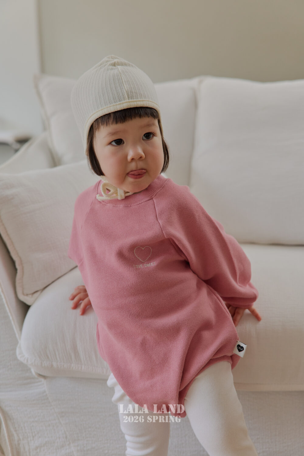 0119 라라랜드141911 <b>|BABY| LaLa land帽子</b>Spring 베베 블랑 보넷 FREE