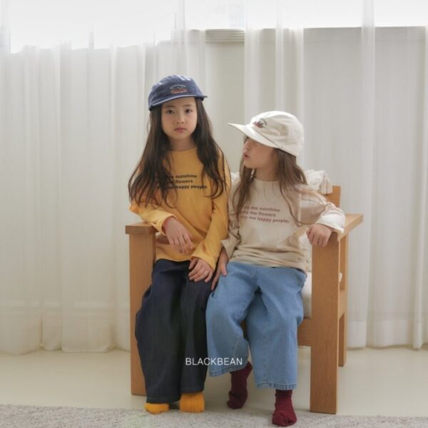 1 <b>Black bean上衣</b>Spring 선샤인티 80-120cm