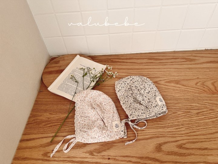 1 <b>Valubebe帽子</b>Spring 그랑꽃 프릴 보닛햇 FREE