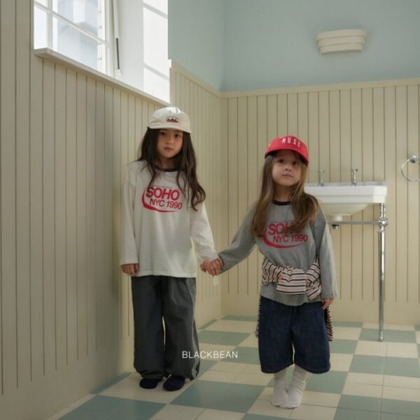 1 <b>Black bean上衣</b>Spring 소호티 80-120cm