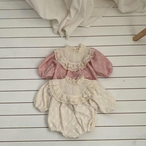 1 <b>|BABY| Bebeholic包屁衣</b>Spring 브리 레이스슈트 3-18M