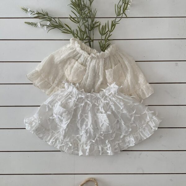 1 <b>|BABY| Bebeholic裙子</b>Spring 프랑 레이어드 스커트 FREE