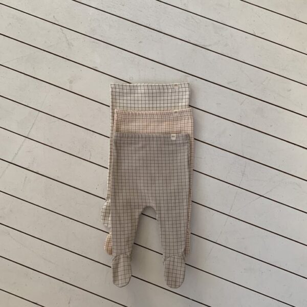 1 <b>|BABY| Bebeholic內搭褲</b>Spring 체크 유발레깅스 3-18M