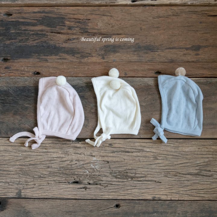 1 <b>|BABY| Mkids帽子</b>Spring 브로디방울보넷 FREE(3m-24m)