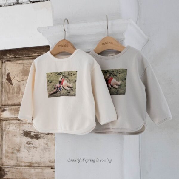 1 <b>|Kids| Mkids上衣 </b>Spring 피크닉티 65-115cm