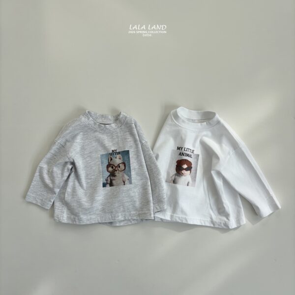 <b>｜BABY｜ LaLa land上衣</b>Spring 베베 애니멀 시보리 티 65-82cm