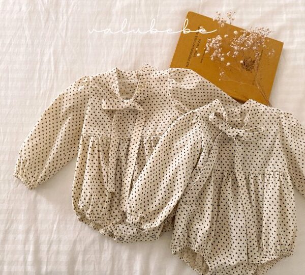 1 <b>Valubebe包屁衣</b>Spring 무이 리본 슈트 60-90cm