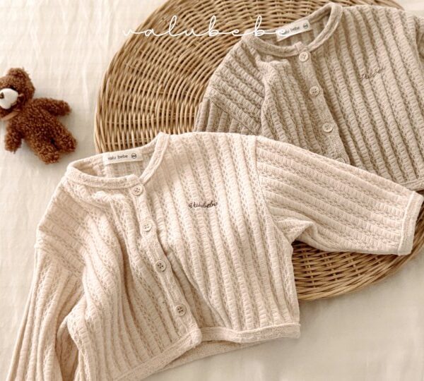 1 <b>Valubebe罩衫</b>Spring 마오 니트 가디간 60-90cm