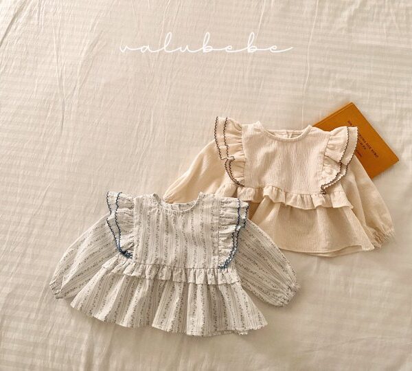 1 <b>Valubebe上衣</b>Spring 베리 윙 블라우스 60-90cm