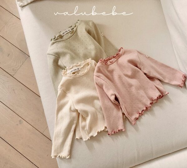 1 <b>Valubebe上衣</b>Spring 소프트 프릴티 60-90cm