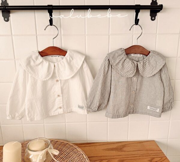 <b>Valubebe上衣</b>Spring 애니 빅카라 블라우스 60-90cm