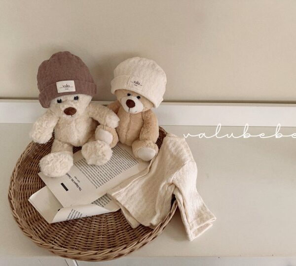 1 <b>Valubebe帽子</b>Spring 알레 자가드 비니 FREE