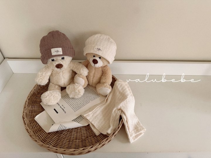 1 <b>Valubebe帽子</b>Spring 알레 자가드 비니 FREE