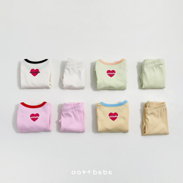 1 <b>OOTTBEBE套裝</b>Spring 모달하트실내복 75-120cm