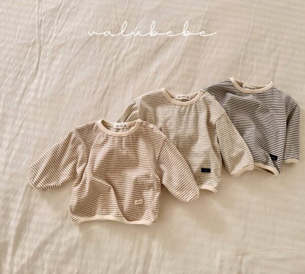 10 <b>Valubebe上衣</b>Spring ST 단작 버튼티26 60-90cm