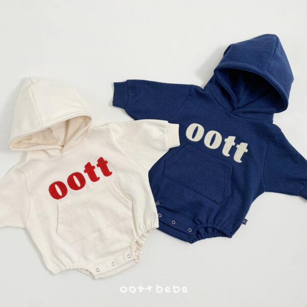 11 <b>|BABY| OOTTBEBE包屁衣</b>Spring 댄디부클후드슈트 0-12M