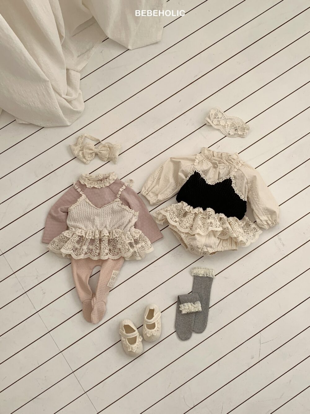 2 <b>|BABY| Bebeholic背心</b>Spring 퐁퐁 뷔스티에 FREE