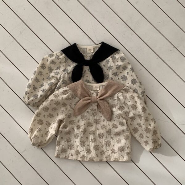 2 <b>|BABY| Bebeholic上衣</b>Spring 루비 케이프브라우스 3-18M