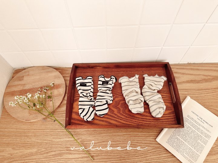 2 <b>Valubebe襪子</b>Spring 단가라 돌돌이 FREE