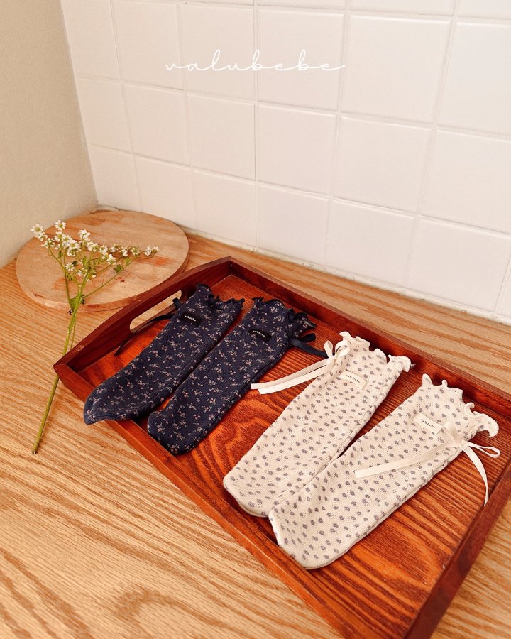 2 <b>Valubebe襪子</b>Spring 알레꽃 돌돌이 FREE