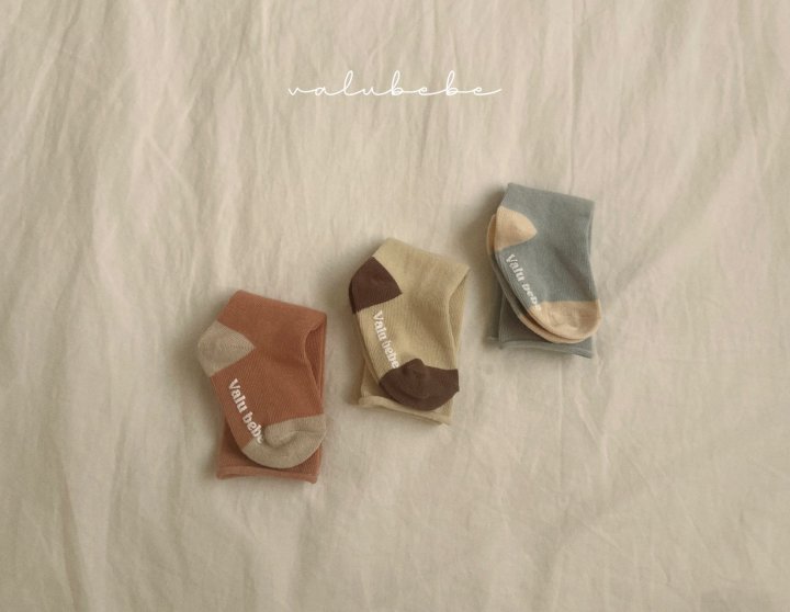 2 <b>Valubebe襪子</b>Spring 콤보 롤다운 삭스 FREE