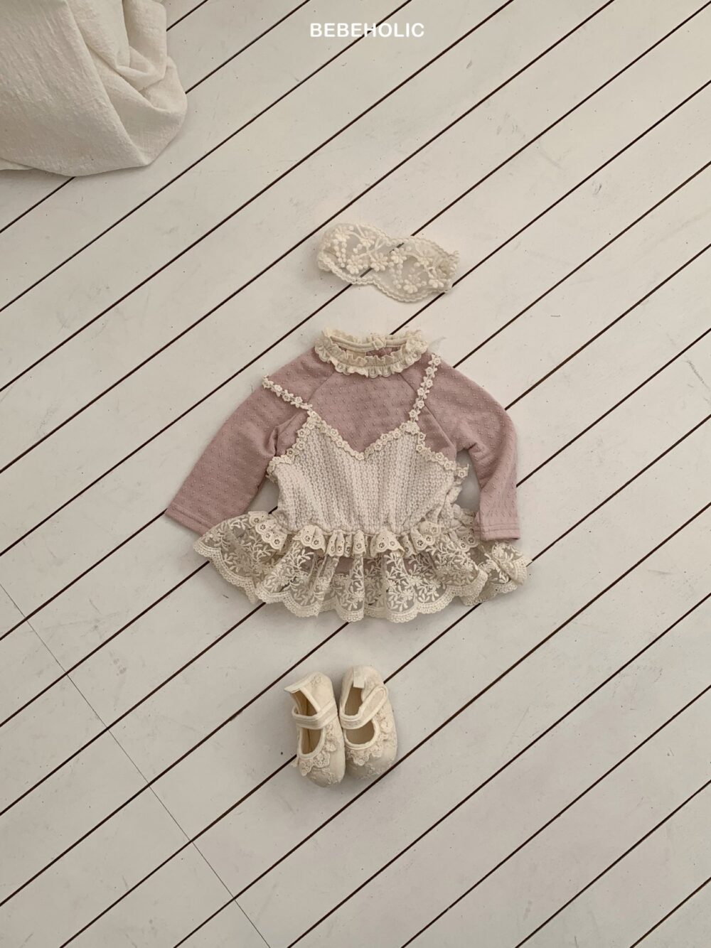 3 <b>|BABY| Bebeholic背心</b>Spring 퐁퐁 뷔스티에 FREE