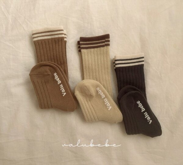 3 <b>Valubebe襪子</b>Spring 골지 라인 삭스 FREE