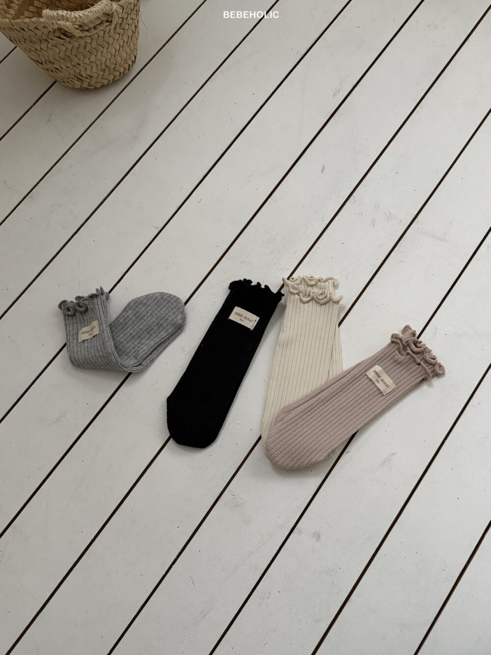 5 <b>|BABY| Bebeholic襪子</b>Spring 모모 니삭스 FREE