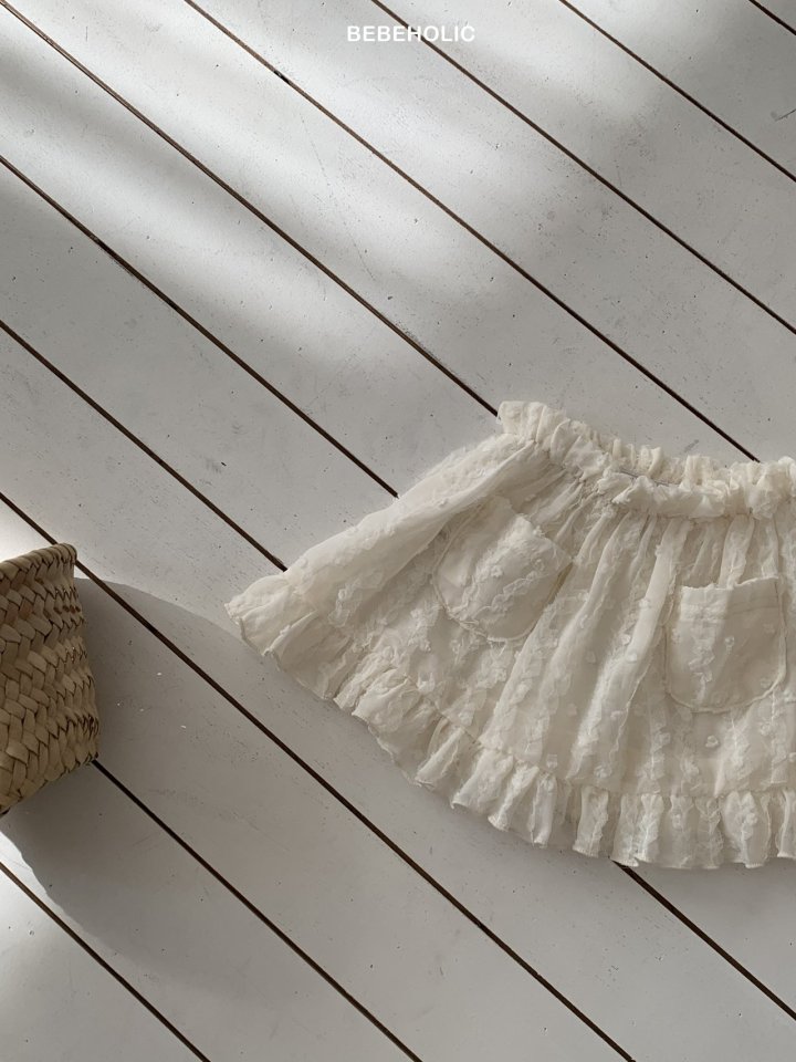 5 <b>|BABY| Bebeholic裙子</b>Spring 프랑 레이어드 스커트 FREE