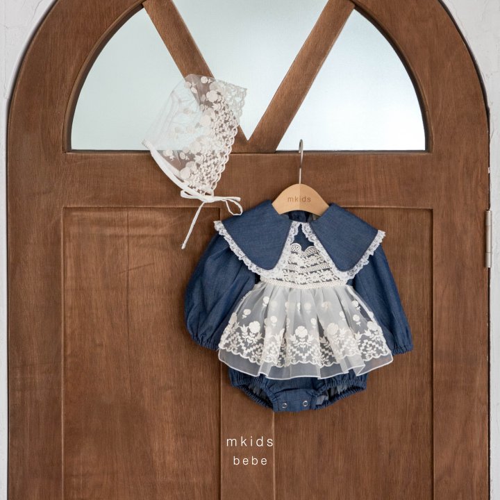 5 <b>|BABY| Mkids帽子</b>Spring 로제뜨보넷 FREE(3m-24m)