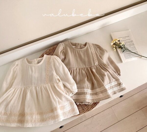 5 <b>Valubebe連身衣</b>Spring 핀턱 원피스 슈트 60-90cm