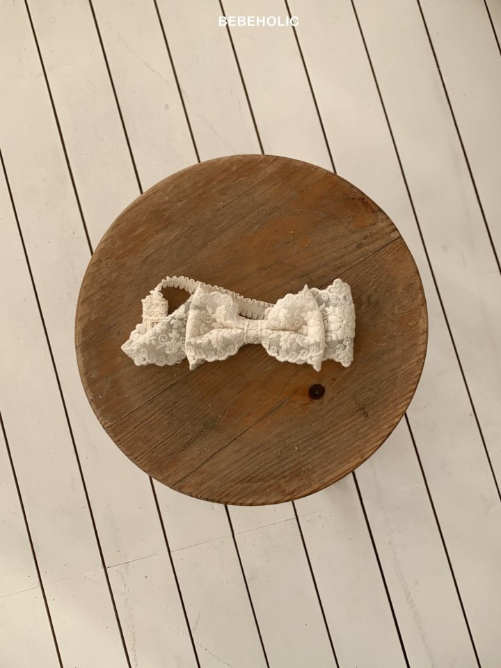 6 <b>|BABY| Bebeholic髮飾</b>Spring 레이스헤어밴드 FREE