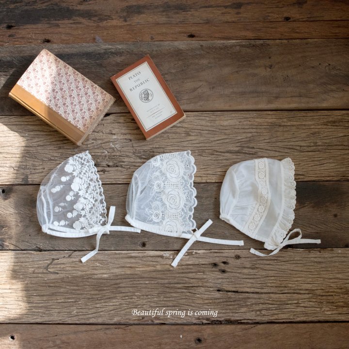 6 <b>|BABY| Mkids帽子</b>Spring 로제뜨보넷 FREE(3m-24m)