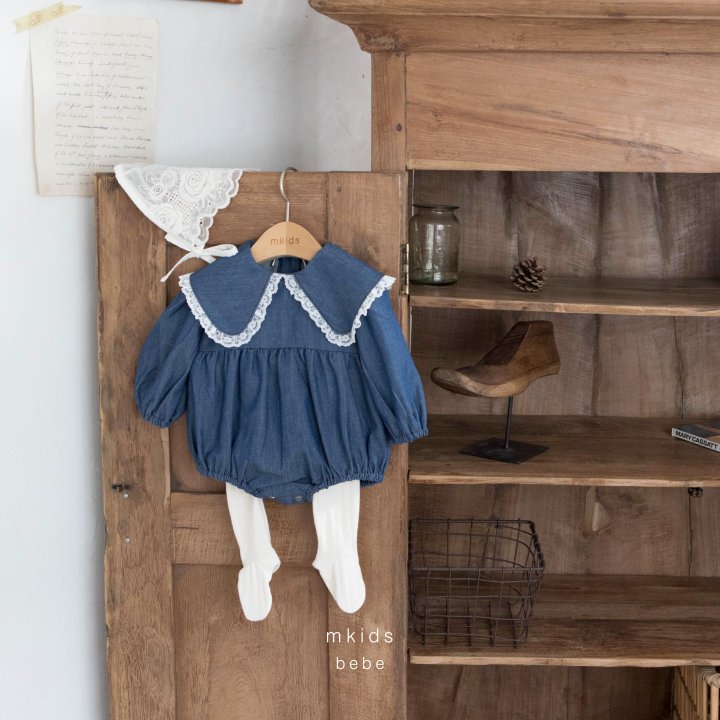 7 <b>|BABY| Mkids帽子</b>Spring 쇼콜라레이스보넷 FREE(3m-24m)