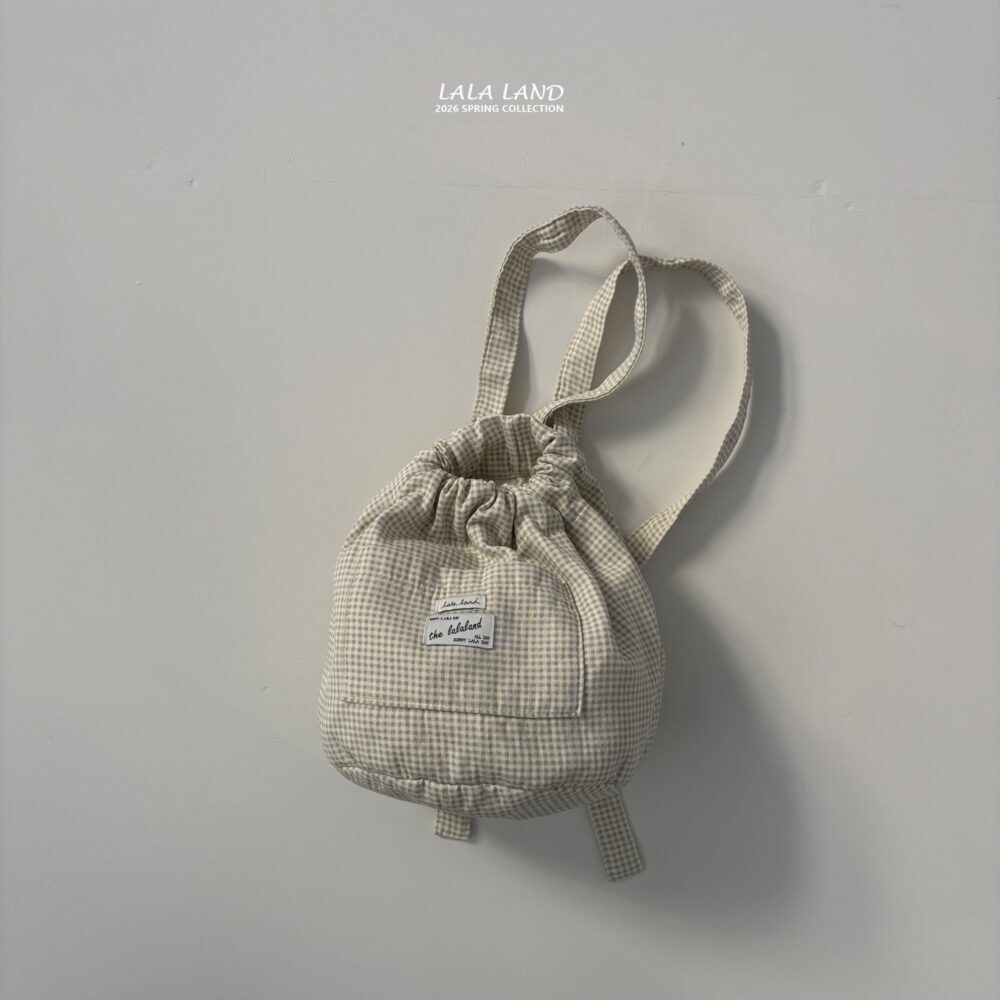 7 <b>|Kids| Lala land背包</b>Spring 체크 백팩 FREE