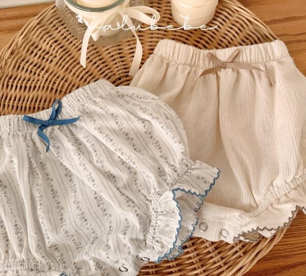 7 <b>Valubebe褲子</b>Spring 베리 프릴 블루머 60-90cm