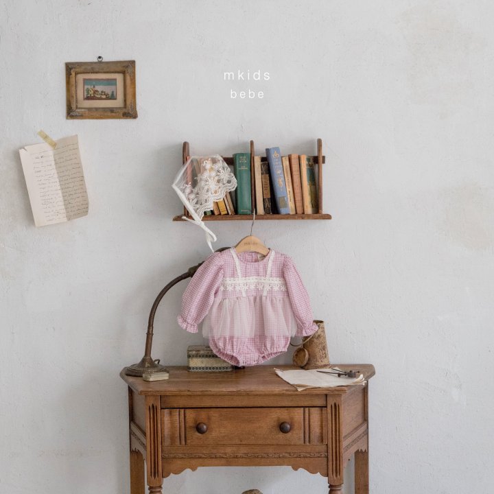 8 <b>|BABY| Mkids帽子</b>Spring 쇼콜라레이스보넷 FREE(3m-24m)