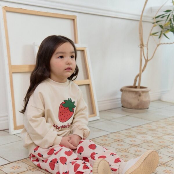 <b>Dajoa套裝</b>Spring딸기 상하   70-115cm