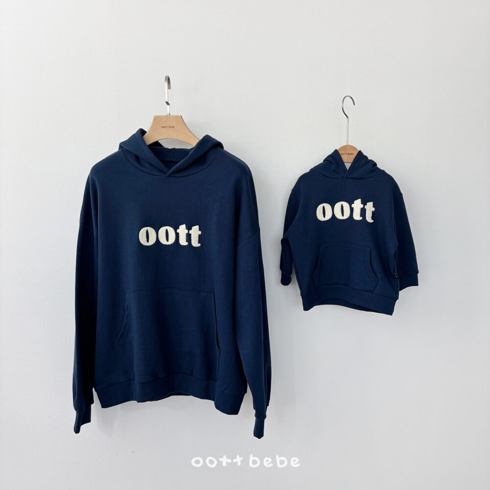 ad (7) <b>OOTTBEBE帽T</b>Spring 댄디부클후드맨투맨(성인) 親子裝