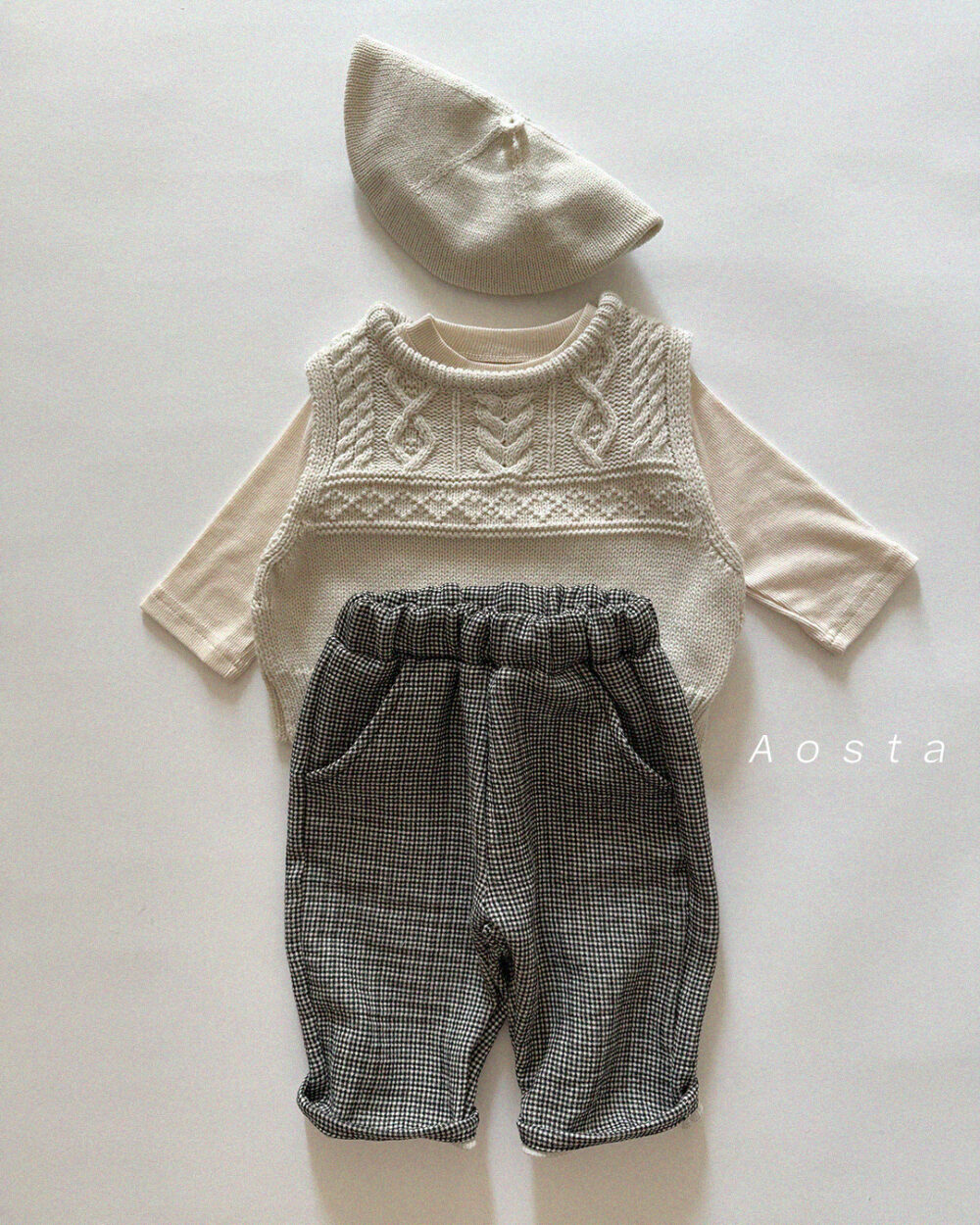 니트베레모 아이2 <b>AOSTA帽子</b>Spring 니트베레모 FREE