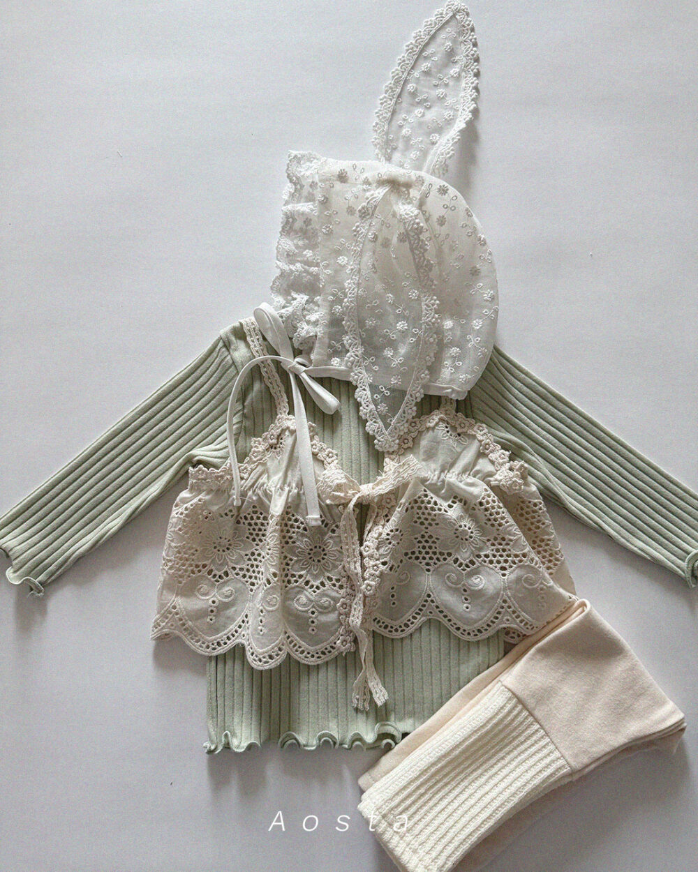 래빗모자12 <b>AOSTA帽子</b>Spring 레이스 래빗모자 FREE