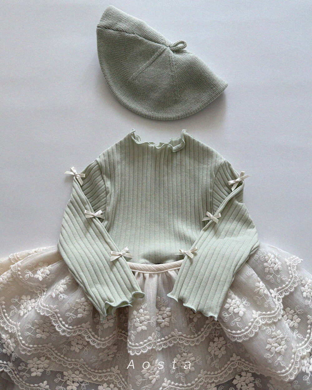 레이스 뮤 스커트16 <b>AOSTA裙子</b>Spring 레이스 뮤 스커트 FREE